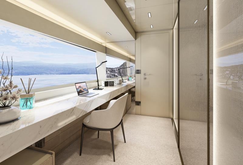 Arcadia A115 - Master cabin - photo © Arcadia Yachts