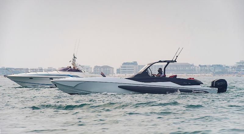 Parade of new and classic Sunseeker boats - photo © Sunseeker International