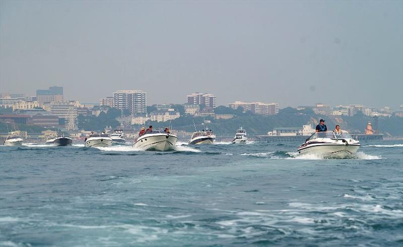 Parade of new and classic Sunseeker boats photo copyright Sunseeker International taken at  and featuring the Power boat class