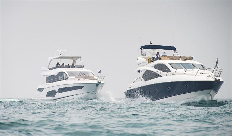 Parade of new and classic Sunseeker boats photo copyright Sunseeker International taken at  and featuring the Power boat class