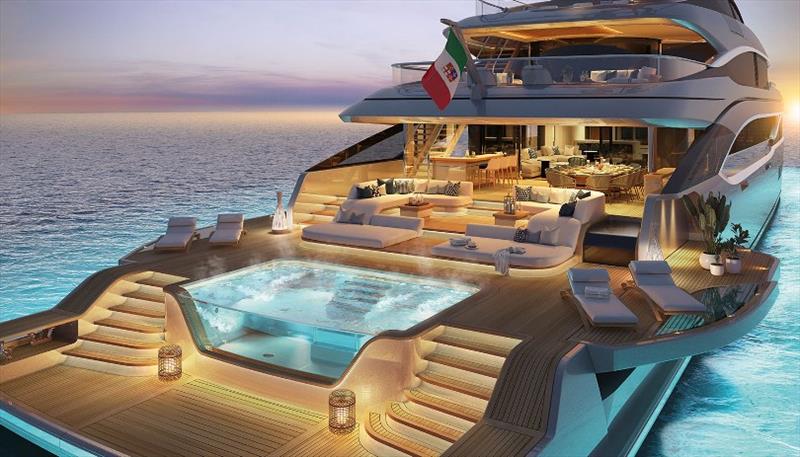 B.Now 66m Oasis beach club photo copyright Benetti Yachts taken at  and featuring the Power boat class