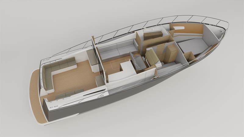 The new Cape45 from Composites Constructions photo copyright Composites Constructions taken at  and featuring the Power boat class