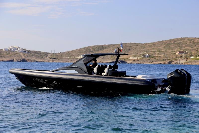 New Mercury V12 600hp on Technohull Omega 47 photo copyright Technohull taken at  and featuring the Power boat class