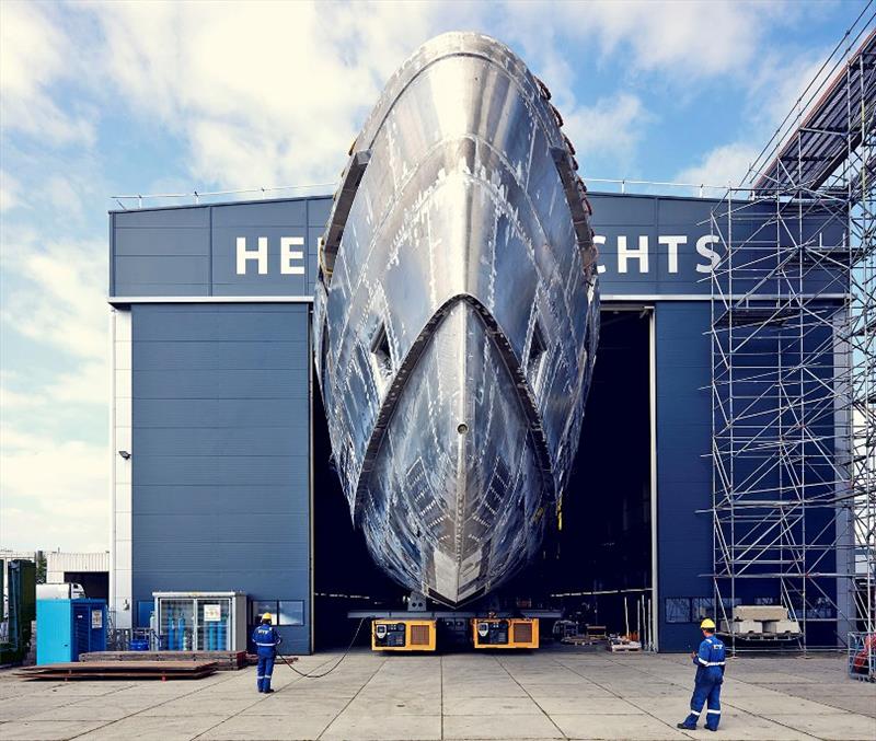 Project SkyFall - photo © Dick Holthuis / Heesen Yachts