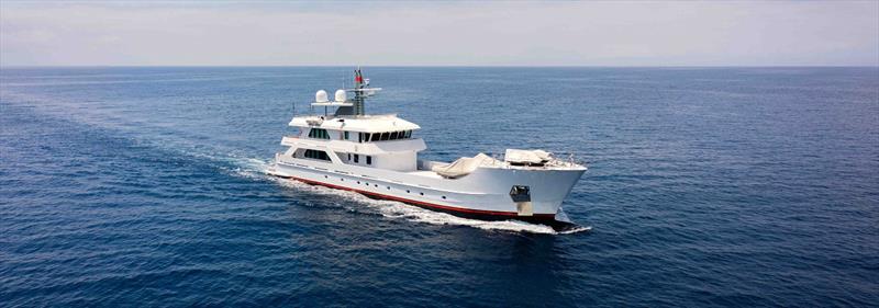 M/Y Far Far Away photo copyright Lusben taken at  and featuring the Power boat class