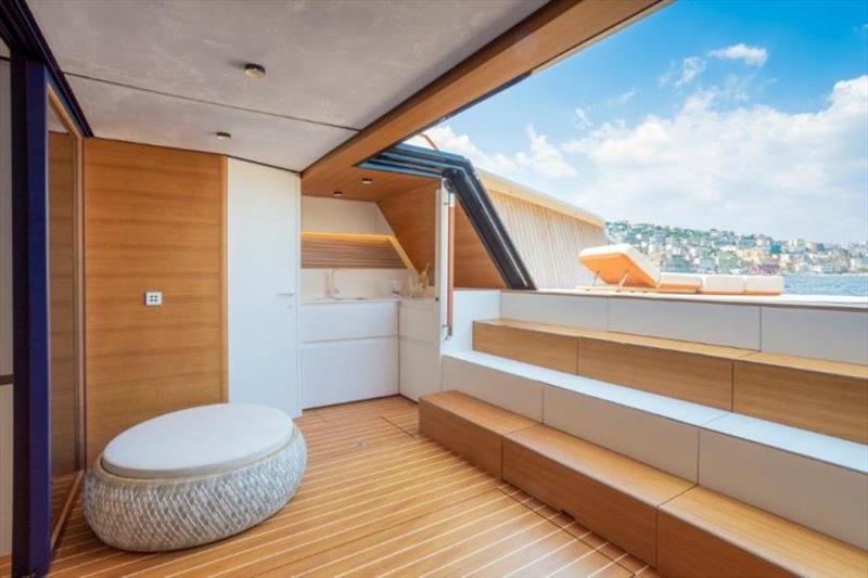 Evo V8 Lounge - photo © Evo Yachts