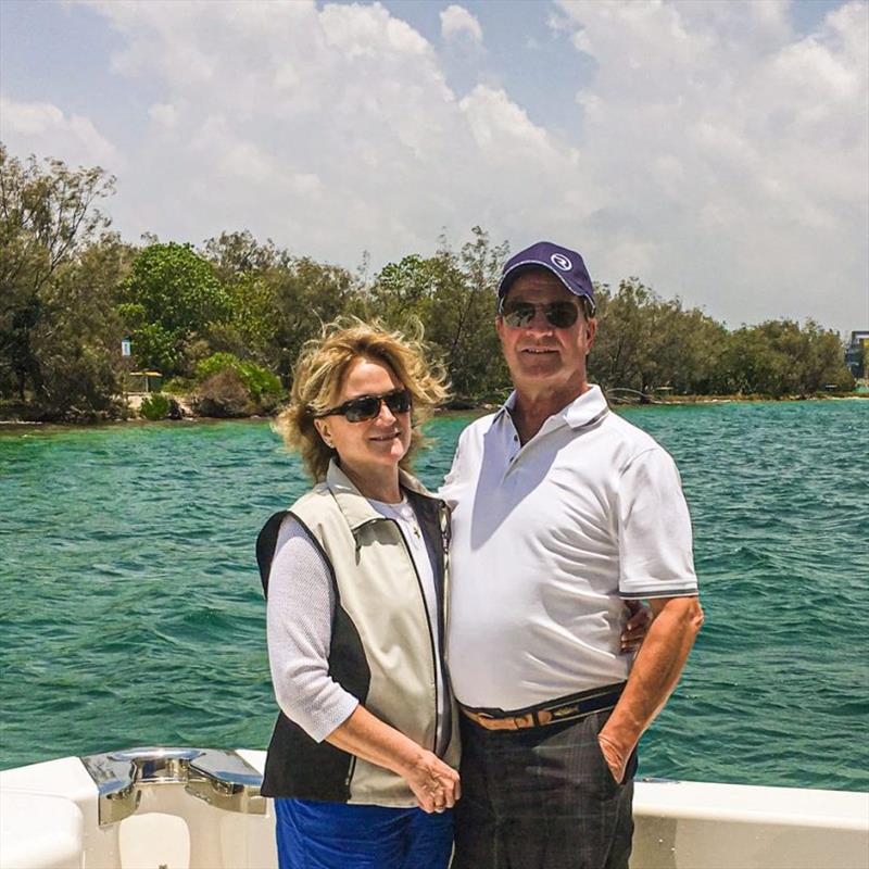 Laurie and Brian Robertson were looking for a motor yacht that could handle different conditions photo copyright Riviera Australia taken at  and featuring the Power boat class