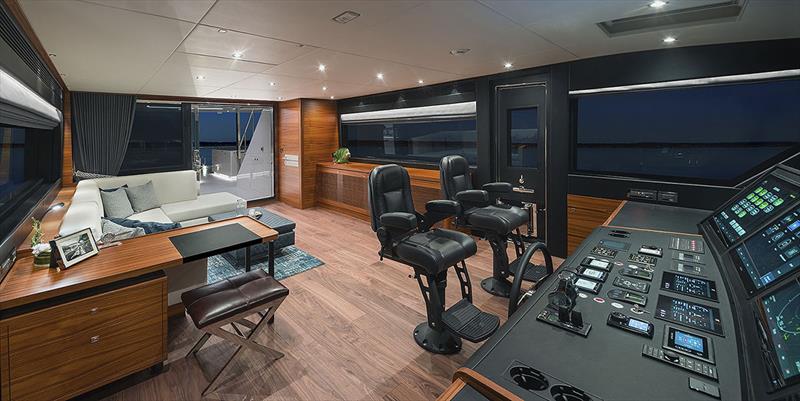 Horizon Tri-Deck FD92 - Skylounge - photo © Horizon Yachts