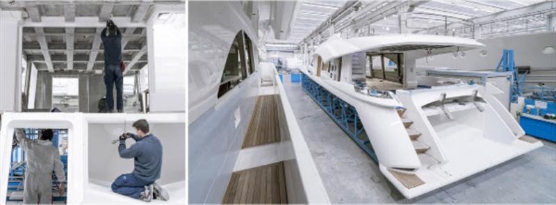 The modular system allows Monte Carlo Yachts to offer owners' customized layouts and nearly endless personalization possibilities. - photo © Monte Carlo Yachts