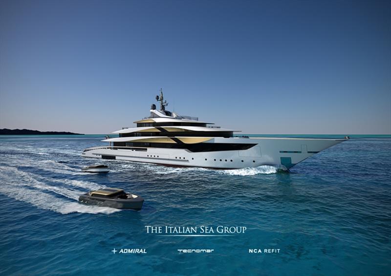 M/Y Admiral photo copyright Italian Sea Group taken at  and featuring the Power boat class