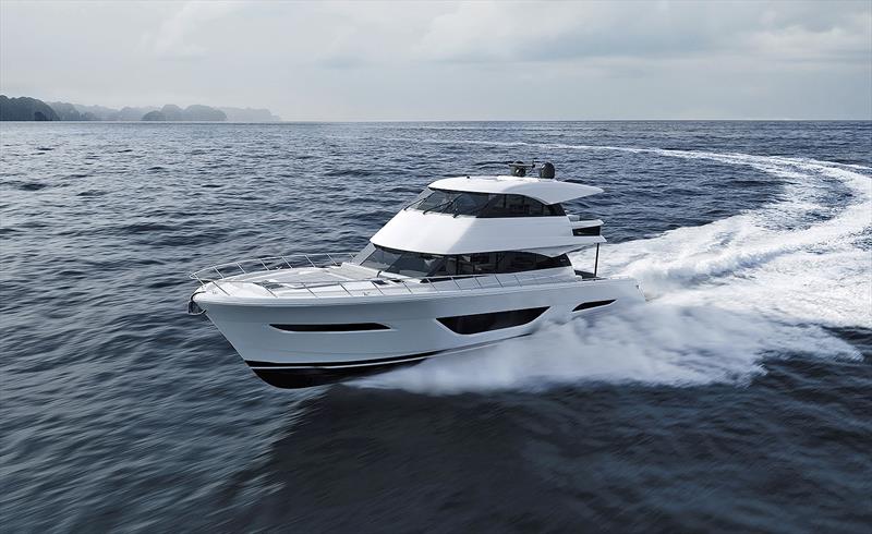 Maritimo M75 under way - photo © Maritimo