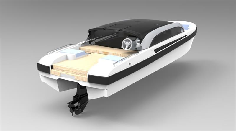 Slim Limousine Tender - photo © Wooden Boats