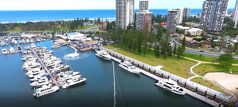 Southport Yacht Club's megayacht berth official opening photo copyright Southport Yacht Club taken at  and featuring the Power boat class