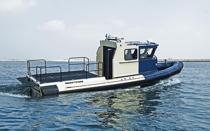 9-meter hybrid electric patrol boat from Ribcraft photo copyright Mounette Azim Got Design Me taken at  and featuring the Power boat class