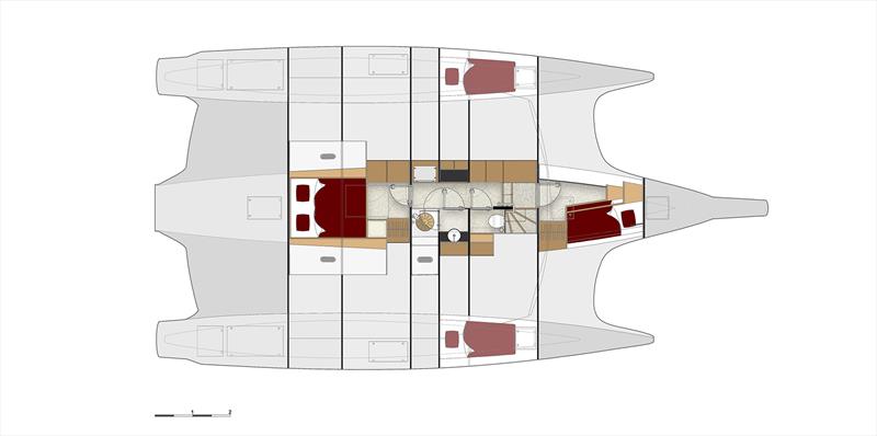 LEEN 50 layout photo copyright LEEN-Trimarans taken at  and featuring the Power boat class