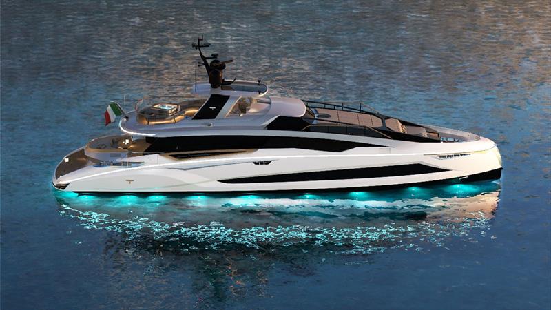 M/Y Tecnomar EVO 120 - photo © The Italian Sea Group
