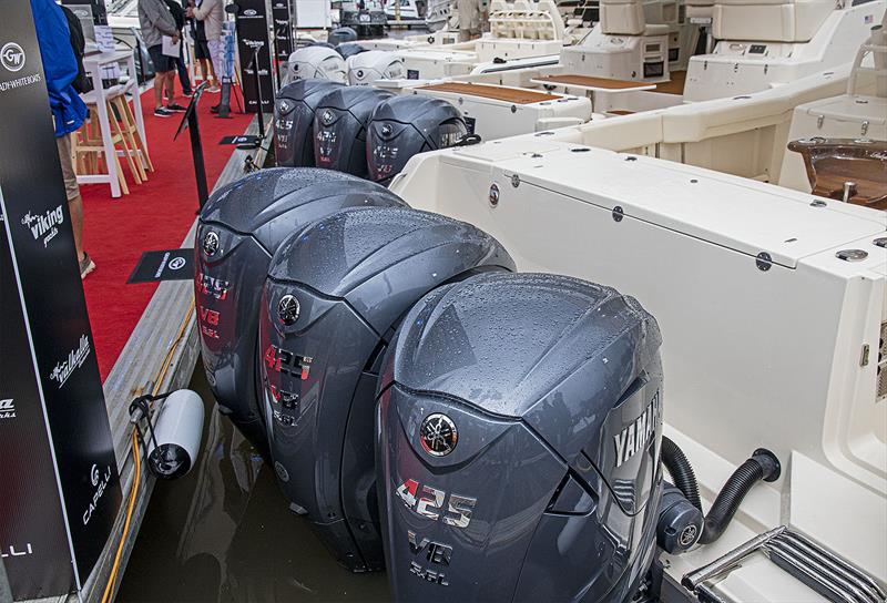Horsepower was not an issue on the Short Marine Stand. There was over 7000 on the 10 boat display photo copyright John Curnow taken at  and featuring the Power boat class