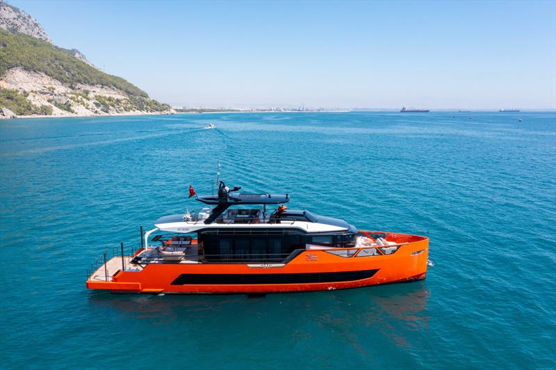 Sarp Yachts XSR 85 MY Edge photo copyright Denison Yachting taken at  and featuring the Power boat class