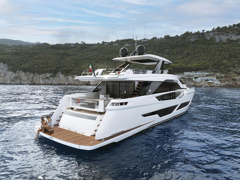 Ferretti Yachts 860 photo copyright Ferretti Yachts taken at  and featuring the Power boat class
