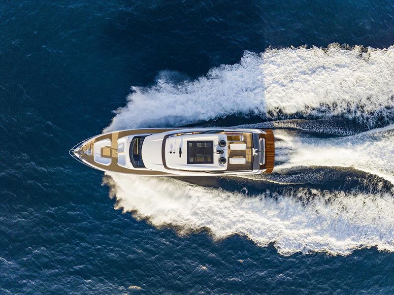 Ferretti Yachts 860 photo copyright Ferretti Yachts taken at  and featuring the Power boat class