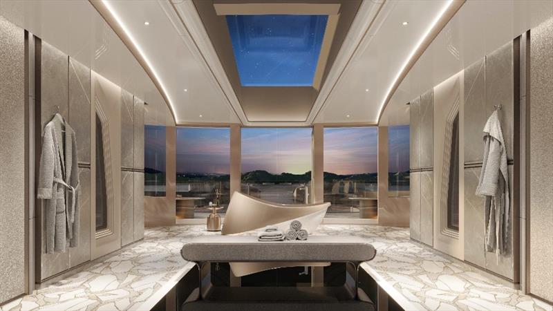 Slice - Owners bathroom - photo © Feadship