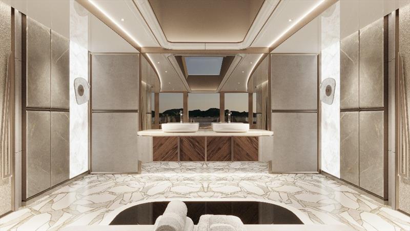 Slice - Owners bathroom - photo © Feadship