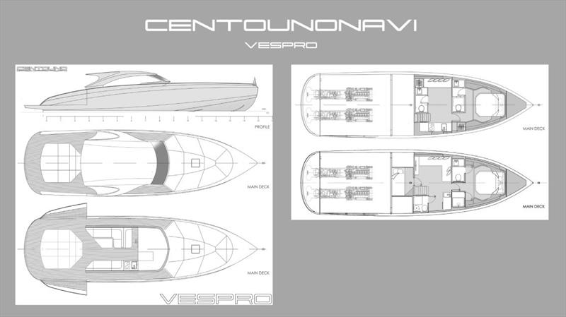 Vespro layout - photo © Centouno Navi