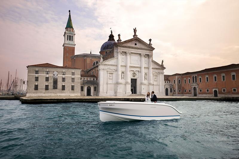 Capoforte SQ240i with 50kW Molabo ISCAD electric inboard motor photo copyright Capoforte taken at  and featuring the Power boat class