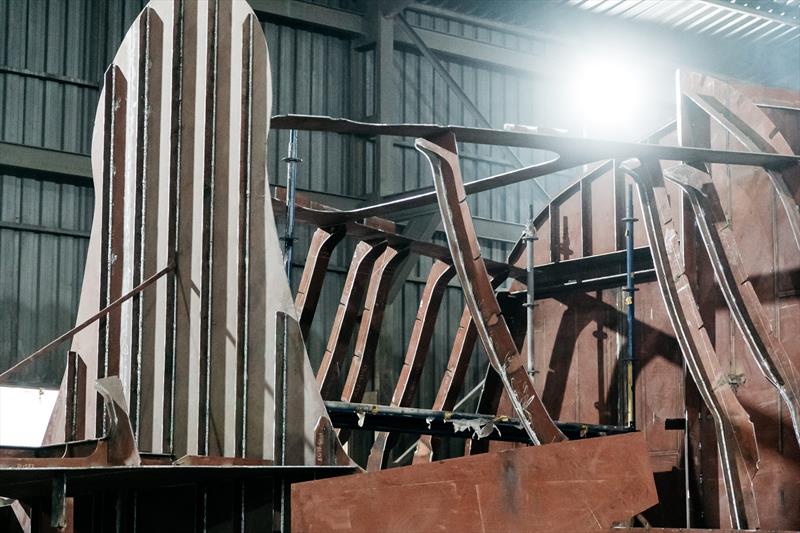 Steel shipbuilding - photo © Bering Yachts
