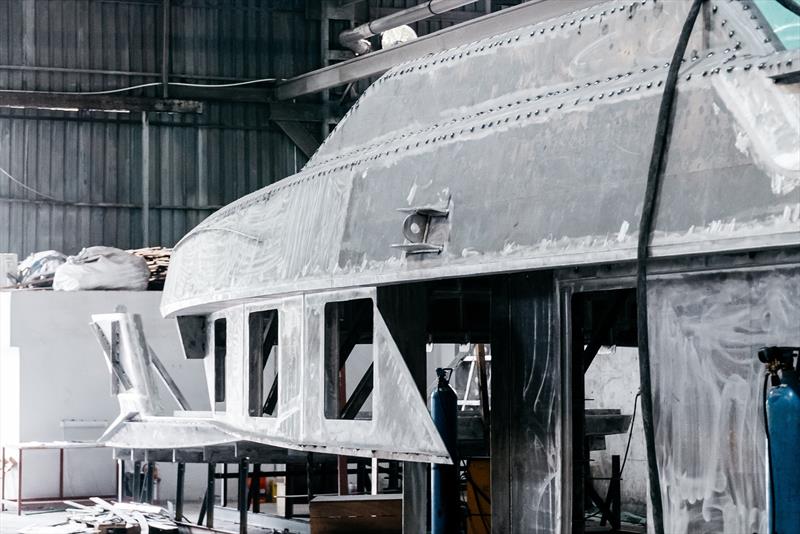 Aluminum shipbuilding - photo © Bering Yachts