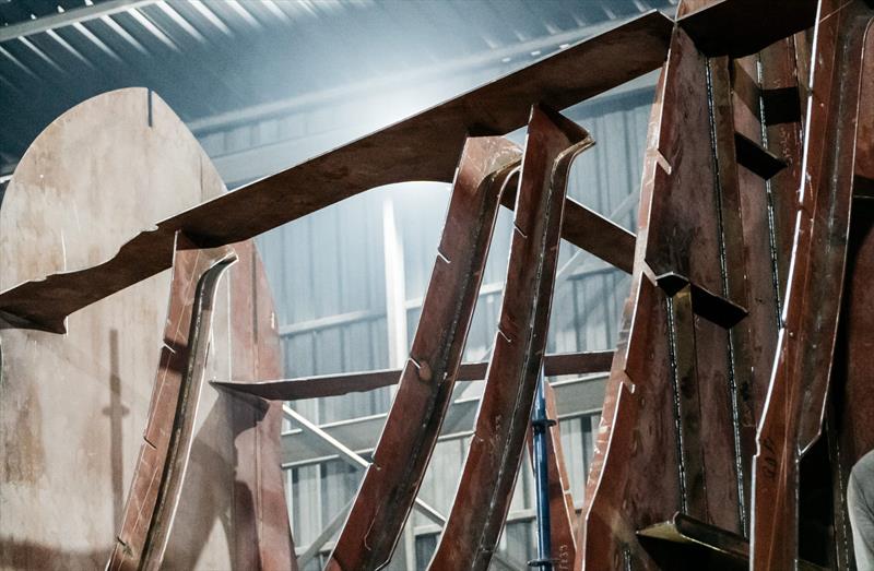 Steel shipbuilding - photo © Bering Yachts