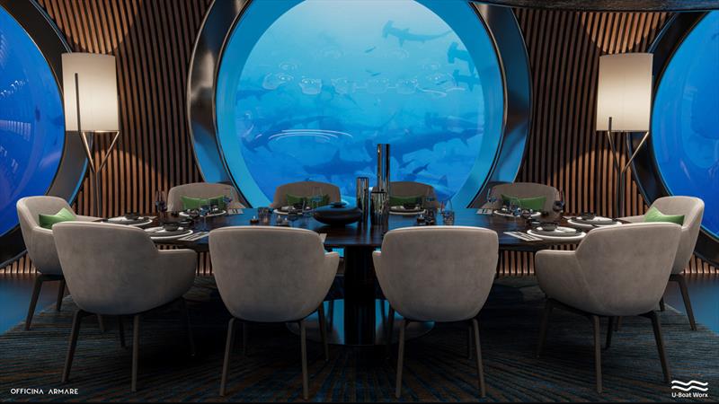 Nautilus - Dining - photo © U-Boat Worx