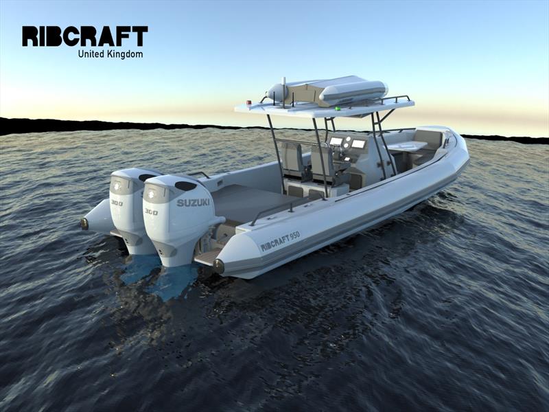 Ribcraft 950 Leisure (White) with x2 Suzuki DF300B - photo © Ribcraft