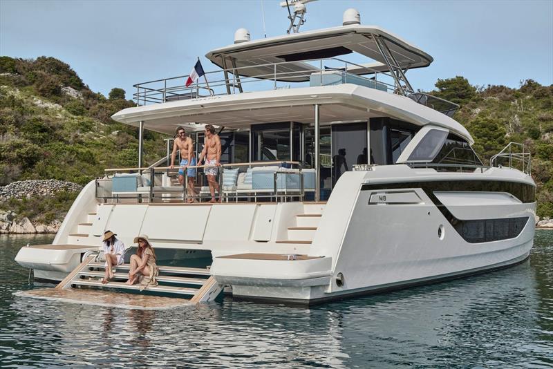 Prestige M8 - photo © The Multihull Group