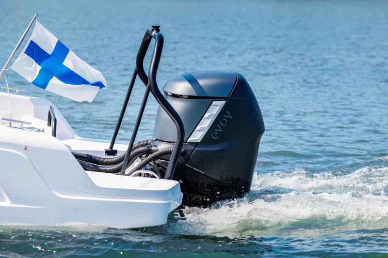 The Evoy 300hp electrical engine - photo © Axopar Boats