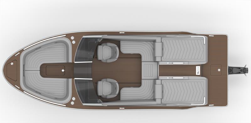 Fletcher F23 - General arrangements - photo © Fletcher Boats