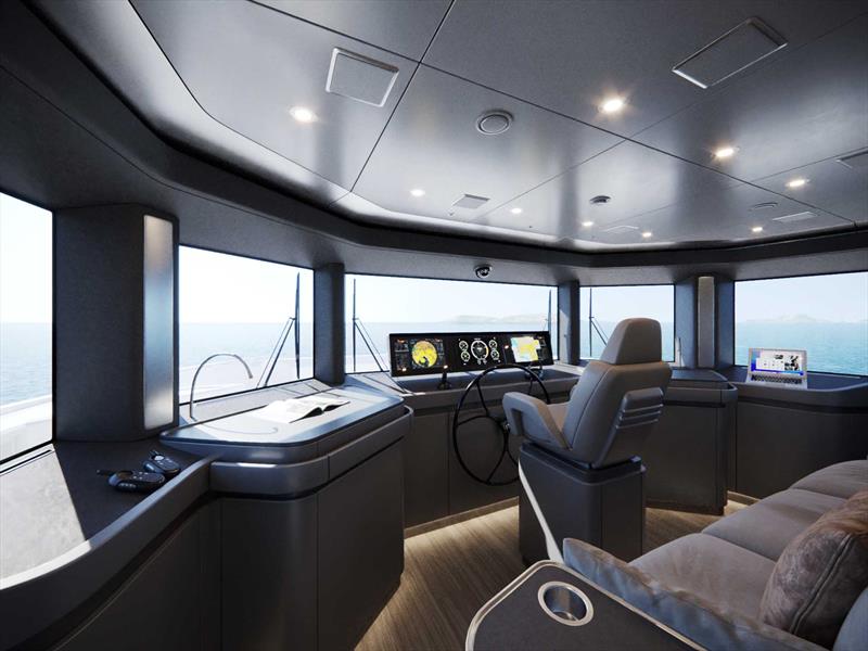Arcadia A96 - Wheelhouse - photo © Arcadia Yachts