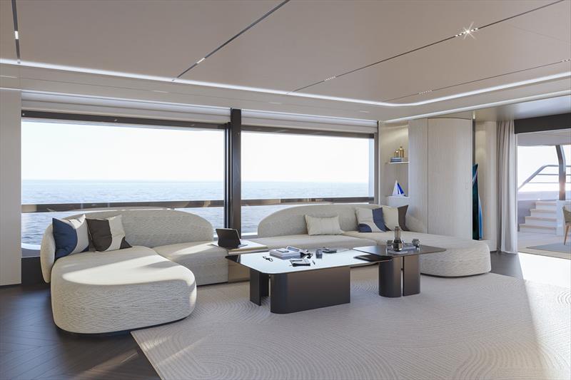 B120 - Lounge - photo © Bering Yachts