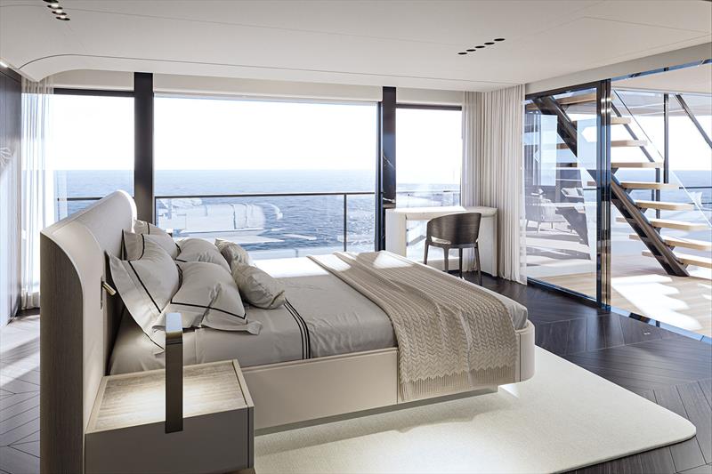 B120 - Bedroom - photo © Bering Yachts