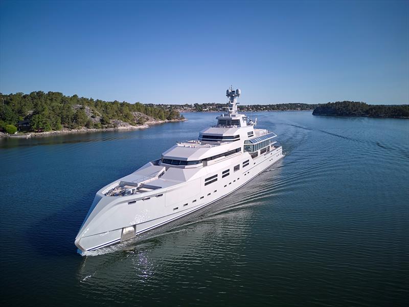 90-metre yacht Norn - photo © Peter Neumann