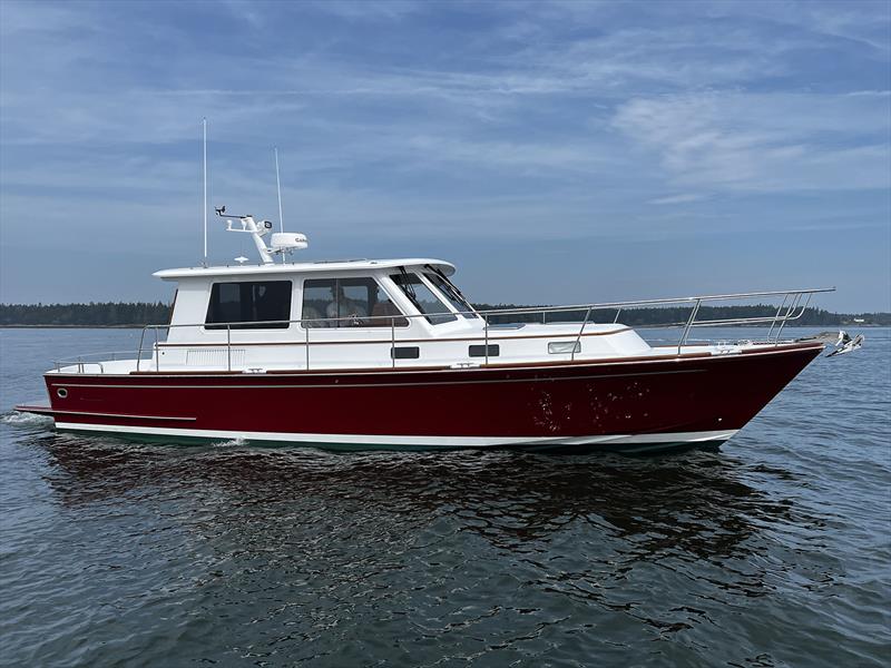 Monhegan 42 - Hull 3 - photo © Lyman-Morse Boatbuilding