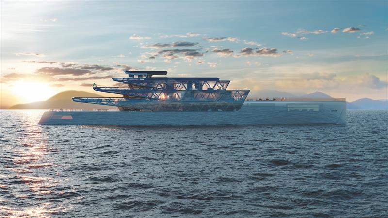 88-meter Project Pegasus - photo © Denison Yachting
