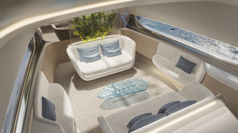 Sialia 59 Loft - Salon area - photo © Sialia Yachts