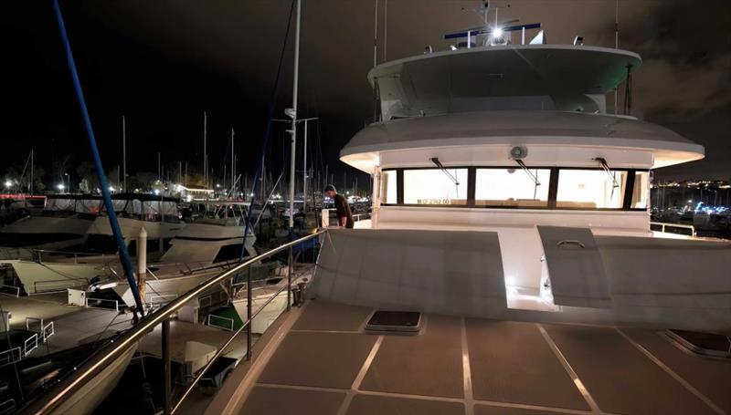 Nordhavn 80-03 LADY DI night departure for Ensenada photo copyright Nordhavn taken at  and featuring the Power boat class