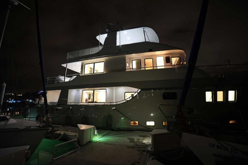 Nordhavn 80-03 LADY DI night departure for Ensenada photo copyright Nordhavn taken at  and featuring the Power boat class