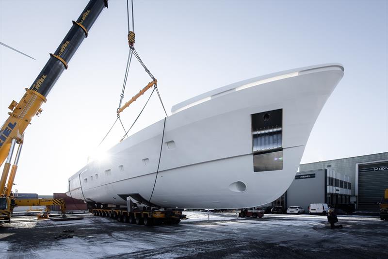 Hull at Moonen Yachts yard - Moonen 122 Martinique, YN205 - photo © Tom van Oossanen