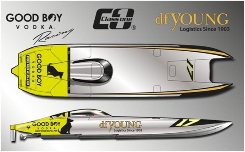 Boat rendering - dfYOUNG - photo © Chris Dilling, Grafik EFX Design