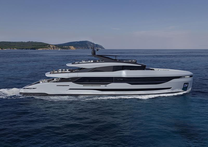 Project UNICA 40m - photo © ISA Yachts