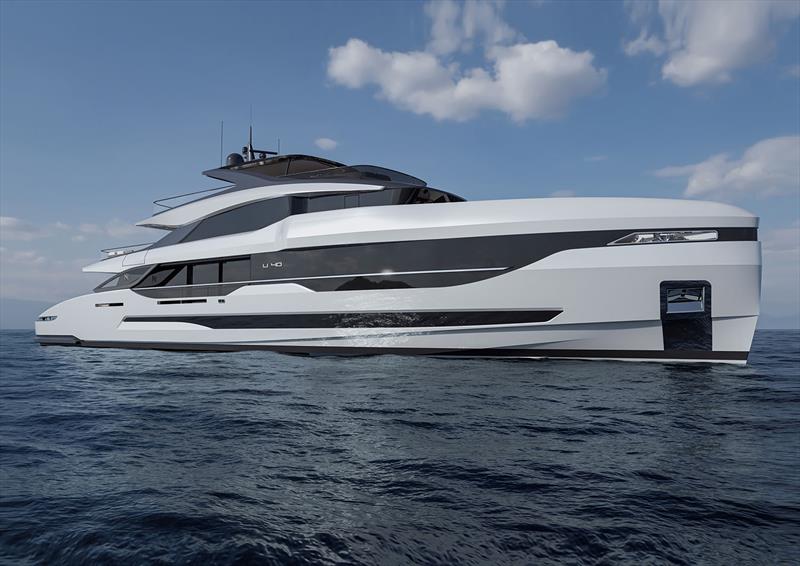 Project UNICA 40m - photo © ISA Yachts
