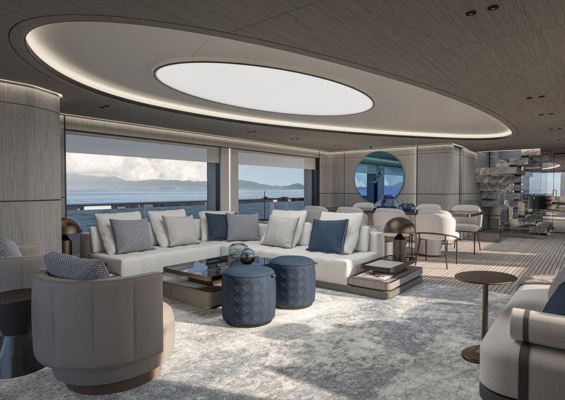 Project UNICA 40m - photo © ISA Yachts